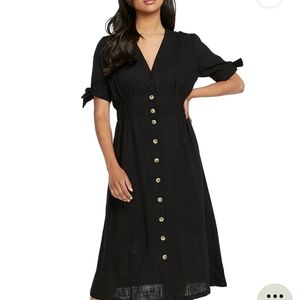 Buffalo linen button down dress